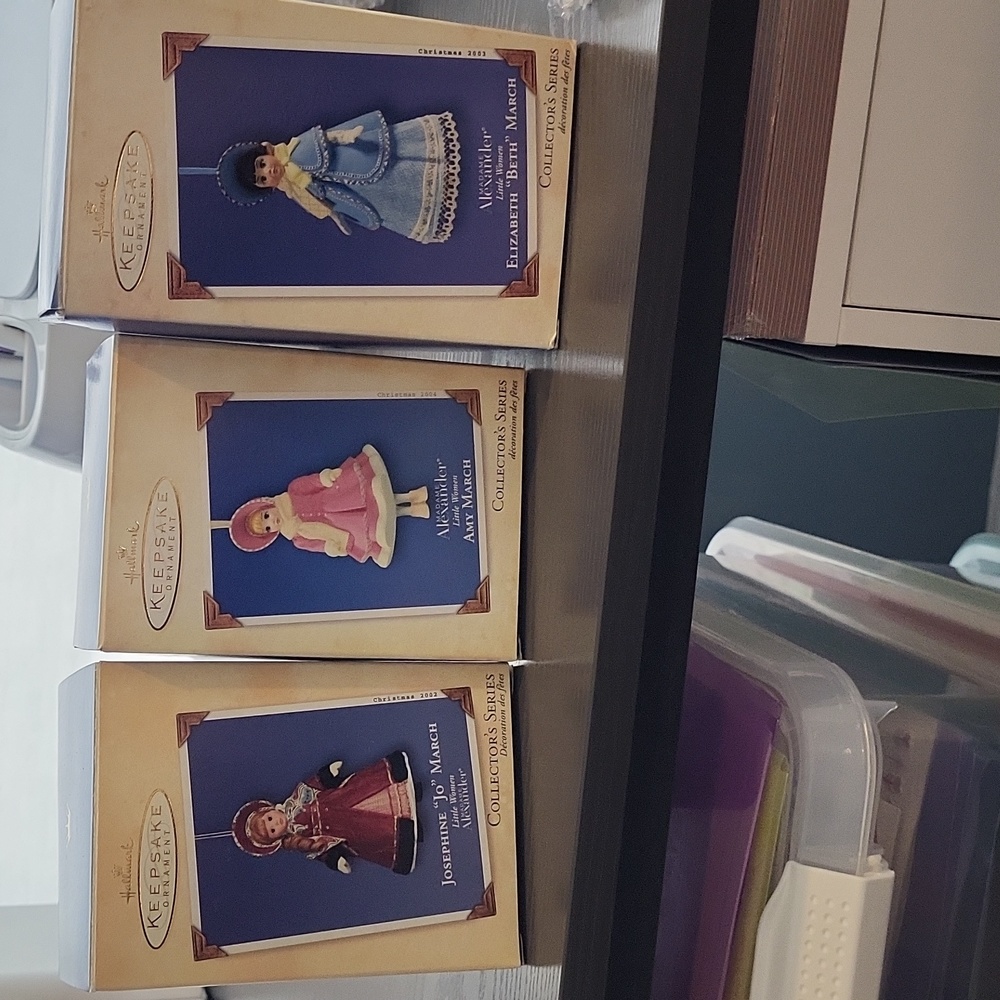 Little women hallmark ornaments